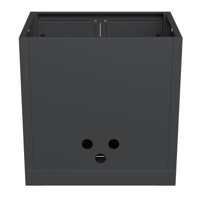 Тумба универсальная с полкой и 2-мя дверцами 870 Черная