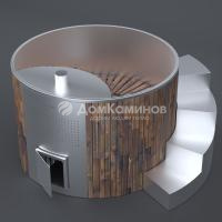 Фурако "Байкал" круглые с интегрированной печью