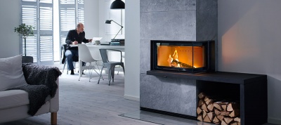 Contura i41T с полкой и скамьёй Contura i41T с полкой и скамьёй