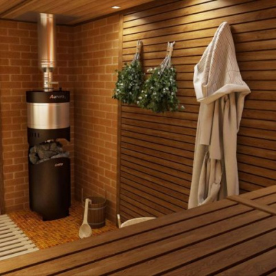 Банная печь Grill'D Aurora 160A Trio long (с баком)