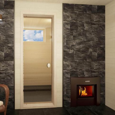 Банная печь Grill'D Aurora 160A Trio window (с баком)