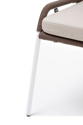 Стул 4SIS Милан из роупа Цвет: белый, коричнеый, бежевый Стул 4SIS Милан из роупа Цвет: белый, коричнеый, бежевый