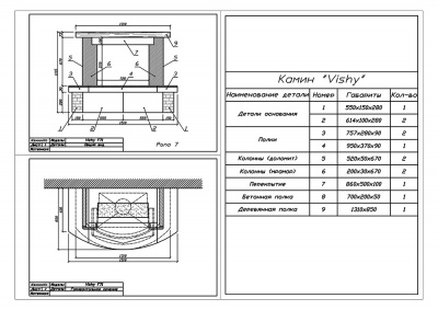 Каминная облицовка Sunhill Vichy Каминная облицовка Sunhill Vichy