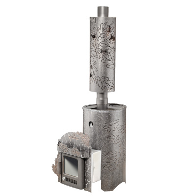 Дровяная печь Ферингер Мини ПФ в кожухе Дуб, до 18 м³