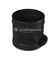 Тройник редукционный 90° K Grill'D ОС 0,5мм (D280-(100H)) черный