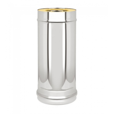 Сэндвич-Труба Везувий Оц+Нерж (AISI 430/0,8мм) д.120х180, L-0,5м Сэндвич-Труба Везувий Оц+Нерж (AISI 430/0,8мм) д.120х180, L-0,5м