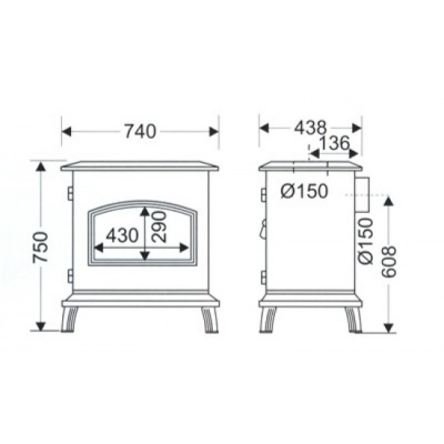 Отопительная печь Supra Alsace 3 Supratherm