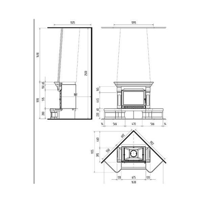 Каминная облицовка Supra Tango Каминная облицовка Supra Tango