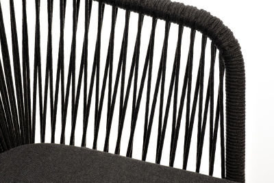 Стул из роупа 4SIS Марсель Цвет: золотой глянец, темно-серый, серый