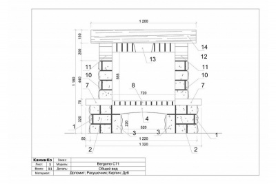 Каминная облицовка Sunhill Bergamo Каминная облицовка Sunhill Bergamo