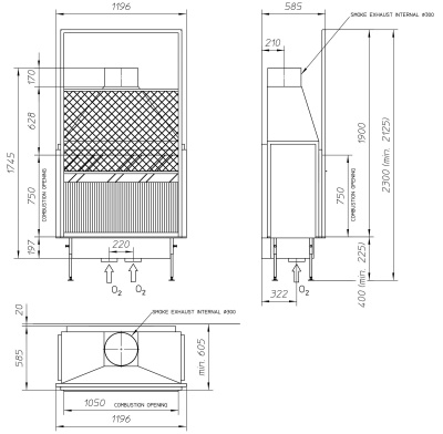 Топка Metalfire Universal MF 1050-75 W 1S