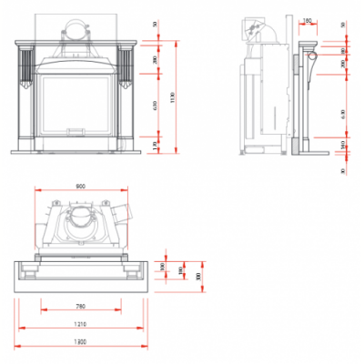 Мраморный камин Schmid N22 Мраморный камин Schmid N22