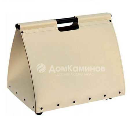 Дровница Comex 50.046P in Ecopelle Panna H. cm 50 L cm 55X40