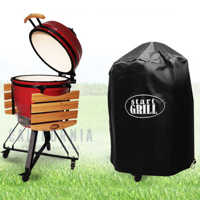 Керамический гриль Start Grill-22 PRO (56 см.), красный