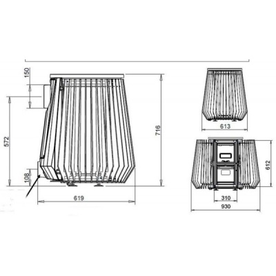 ПЕЧЬ-КАМИН Invicta ILOT ПЕЧЬ-КАМИН Invicta ILOT
