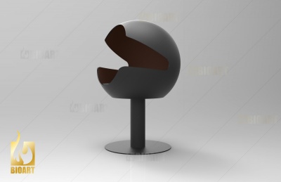 Биокамин Apple на длинной ножке