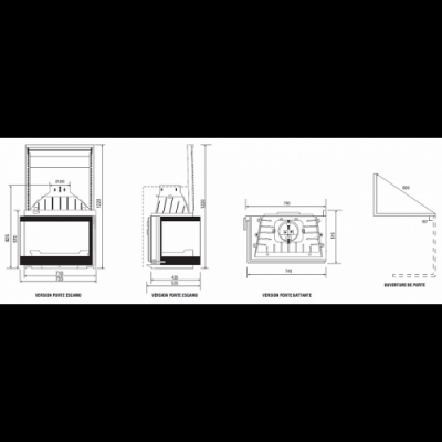 Каминная топка Seguin Europa 7 Evolution R/L G Каминная топка Seguin Europa 7 Evolution R/L G