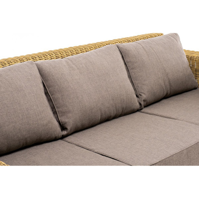 Диван 4SIS Боно трехместный Цвет: соломенный