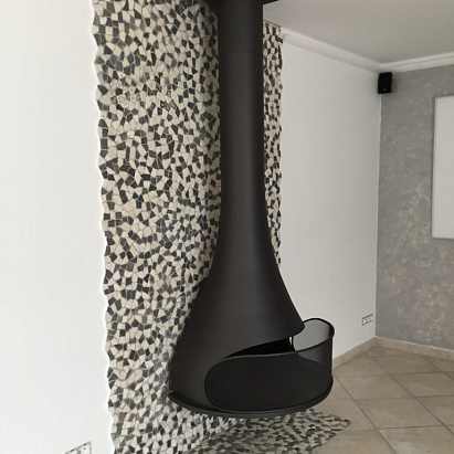 Настенный дровяной камин на заказ