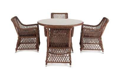 Обеденная группа 4SIS Доппио Цвет: коричневый