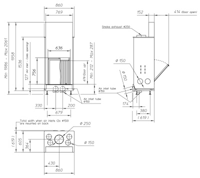 Топка Metalfire Ultime D MF 600-75 WHE 1S