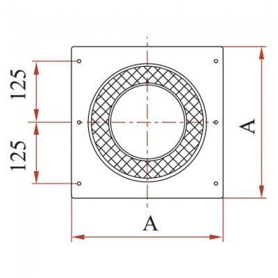 Опора Дымок 0.8 мм с изоляцией, d=140 мм