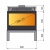 Отопительная печь Liseo Castiron LCI 9 GF Stove