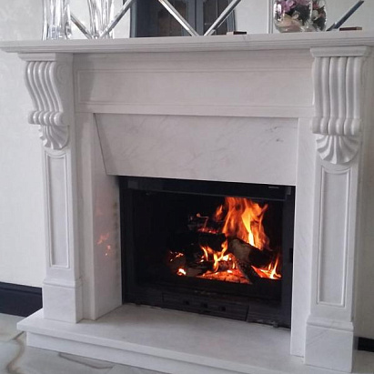 Мраморный портал по проекту заказчика