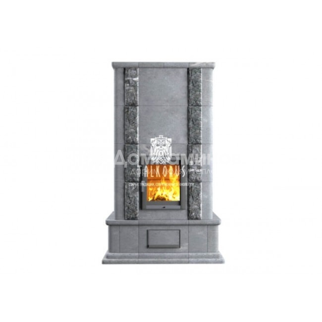 Теплонакопительная печь-камин Talkorus Tower – 20/1610 R100