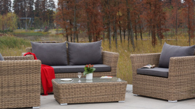 Диван 4SIS Капучино двухместный Цвет: соломенный Диван 4SIS Капучино двухместный Цвет: соломенный