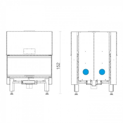 Каминная топка Edilkamin Windo3 85
