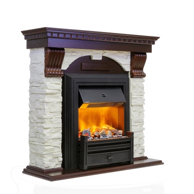 Каминокомплект Dublin Сланец Brookline Black  Каминокомплект Dublin Сланец Brookline Black