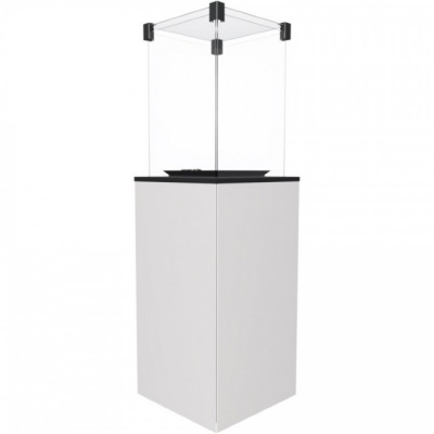 Газовый нагреватель Kratki PATIO G31 37MBAR B - белое стекло, с пультом ДУ Газовый нагреватель Kratki PATIO G31 37MBAR B - белое стекло, с пультом ДУ