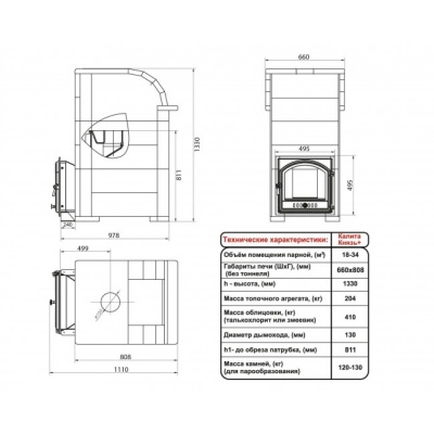 Печь для бани дровяная ИнжКомЦентр ВВД Князь Калита (Талькохлорит | Змеевик) Печь для бани дровяная ИнжКомЦентр ВВД Князь Калита (Талькохлорит | Змеевик)