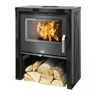 Печь-камин ABX Toledo (кафель - черный) Печь-камин ABX Toledo (кафель - черный)