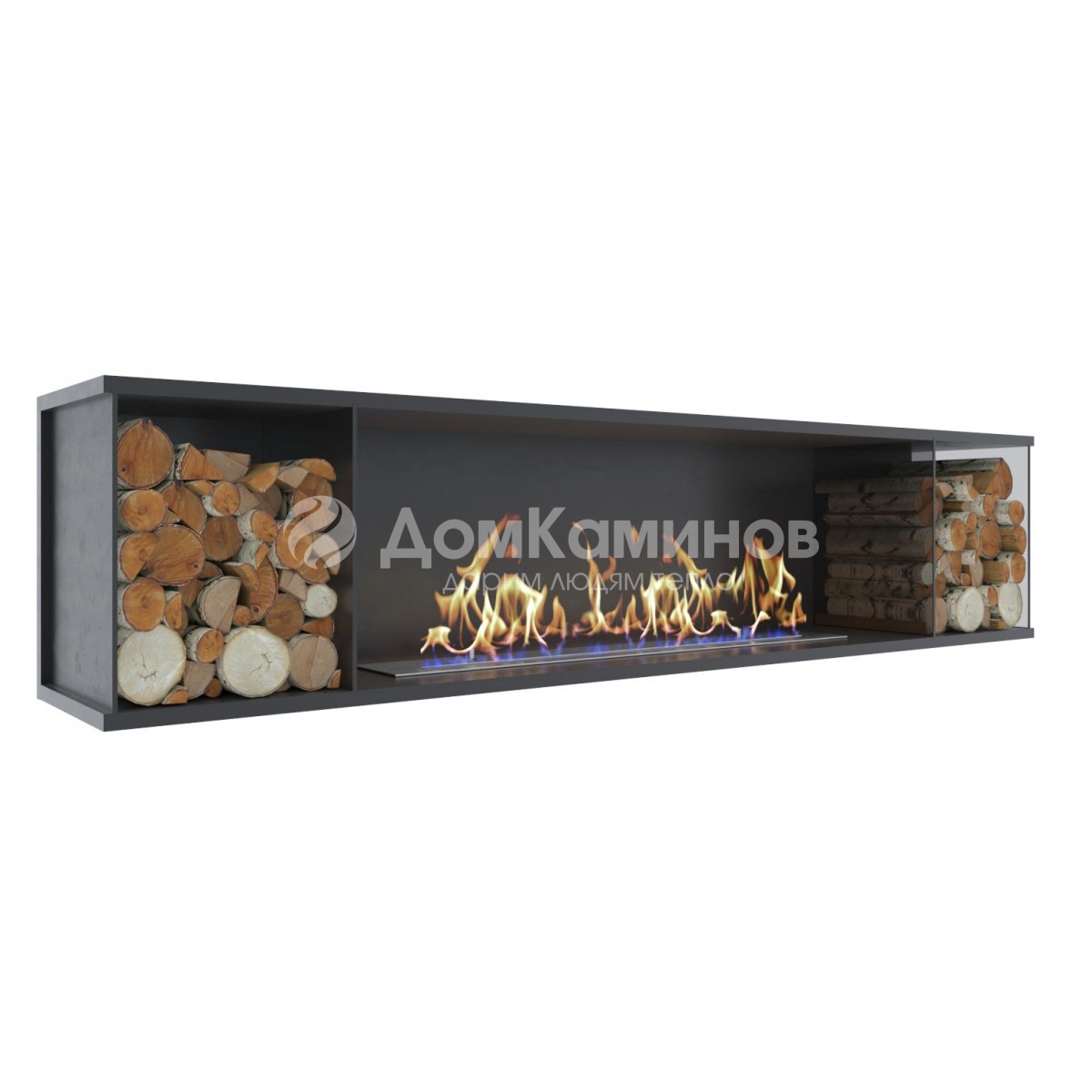 Трехсторонний биокамин Firebox 1800 Wood