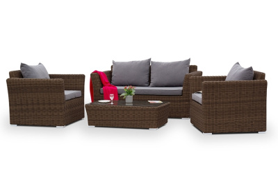 Диван 4SIS Капучино двухместный Цвет: коричневый