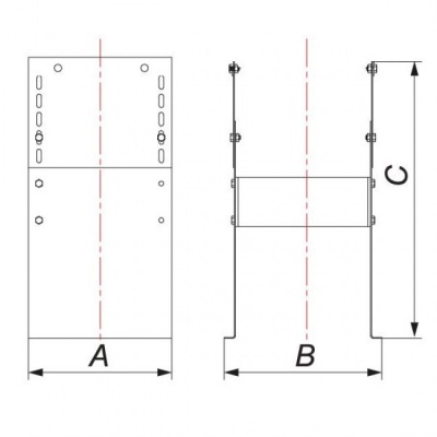 Основание напольное для опоры Вулкан VHR d180, зерк.