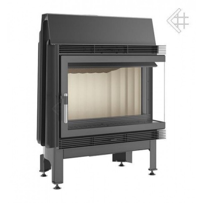 Каминная топка Kratki Blanka 670 570 P BS (угловое стекло справа)