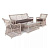 Комплект садовой мебели 4SIS Латте Цвет: бежевый