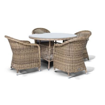 Обеденная группа 4SIS Равенна Цвет: соломенный