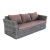 Диван 4SIS Капучино трехместный Цвет: графит Диван 4SIS Капучино трехместный Цвет: графит