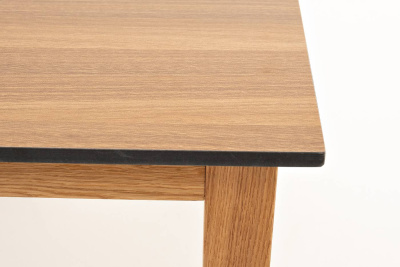 Журнальный столик 4SIS Канны из HPL 90х60х40, Основание дуб, цвет столешницы "дуб"