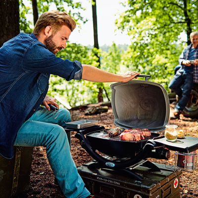 Гриль газовый Weber Q 1200 Black Line, черный