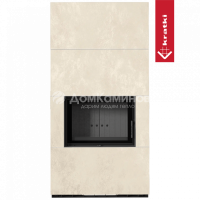 Каминокомплект Kratki PRO FLOKI BOX OXIDE BIANCO