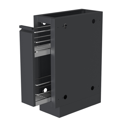 Тумба для приправ универсальная (бутылочница) 440 Черная