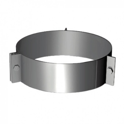 Хомут под растяжки Вулкан на трубу V50R D300/400, нерж 304