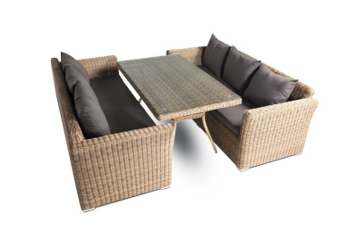 Обеденная группа 4SIS Мокко Дабл Цвет: соломенный Обеденная группа 4SIS Мокко Дабл Цвет: соломенный