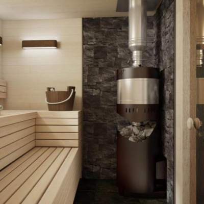 Банная печь Grill'D Aurora 160A Trio window (с баком)