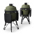 Гриль керамический угольный Kamado Epicurean Model X 500 Olive